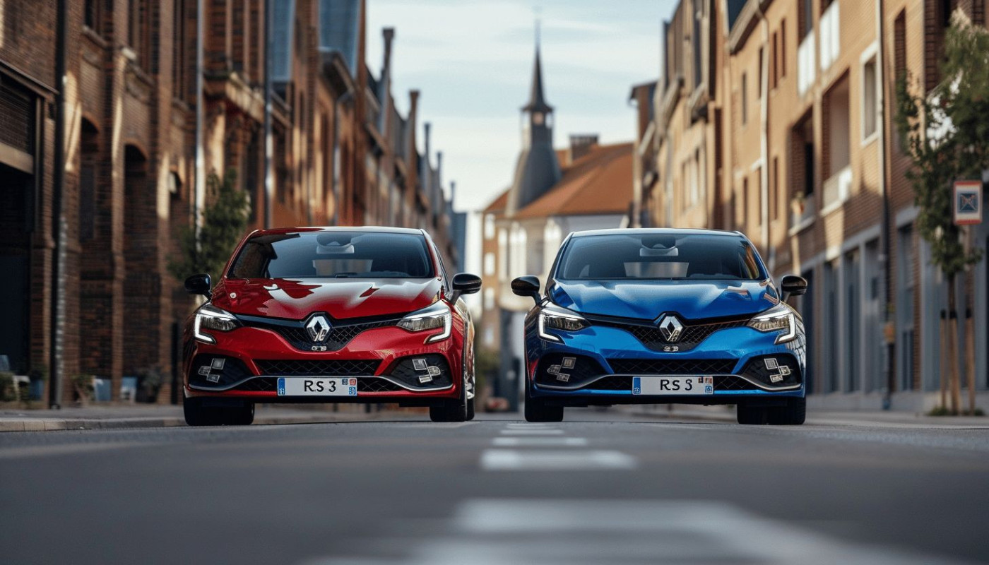 Automobiles - Comparatif des performances entre la Clio RS 3 et la Clio 3 RS